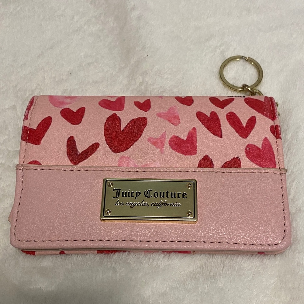Juicy Couture Pink Heart Key Holder Wallet